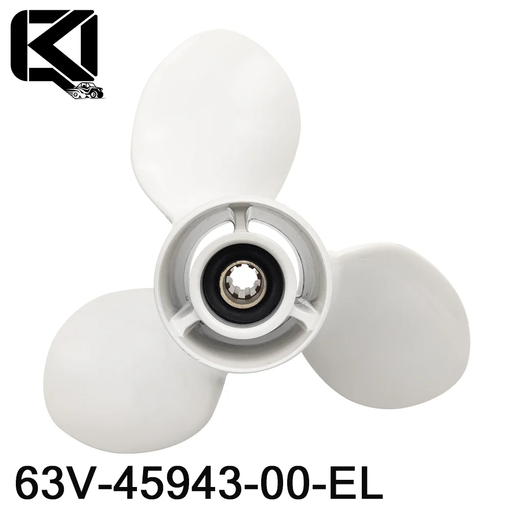 Outboard Propeller Boat Aluminum Alloy Screw 3 Blade 8 Spline For Yamaha 9.9hp 15hp 9 1/4 *10 Marine Engine Part 63V-45952-10-EL
Outboard Propeller Boat Aluminum Alloy Screw 3 Blade 8 Spline For Yamaha 9.9hp 15hp 9 1/4 *10 Marine Engine Part 63V-45952-10-EL