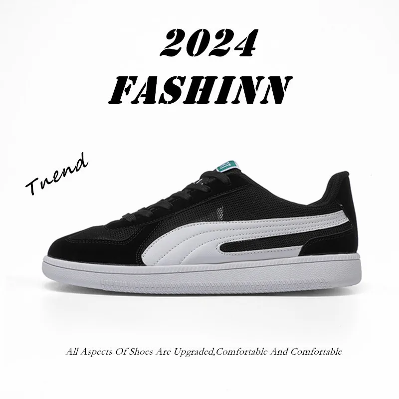 2025New Breathable Comfortable High Quality Summer Mesh Breathable Casual Men's Shoes German Training Shoes Black and White39-44
2025New Breathable Comfortable High Quality Summer Mesh Breathable Casual Men's Shoes German Training Shoes Black and White39-44