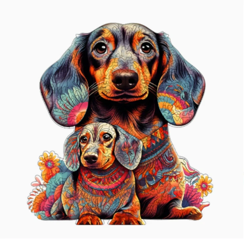 Unique Shape Animal Wooden Puzzle for Adults Mom Dog & Puppy Puzzle Art Toys Family Games Home Decoration
Unique Shape Animal Wooden Puzzle for Adults Mom Dog & Puppy Puzzle Art Toys Family Games Home Decoration