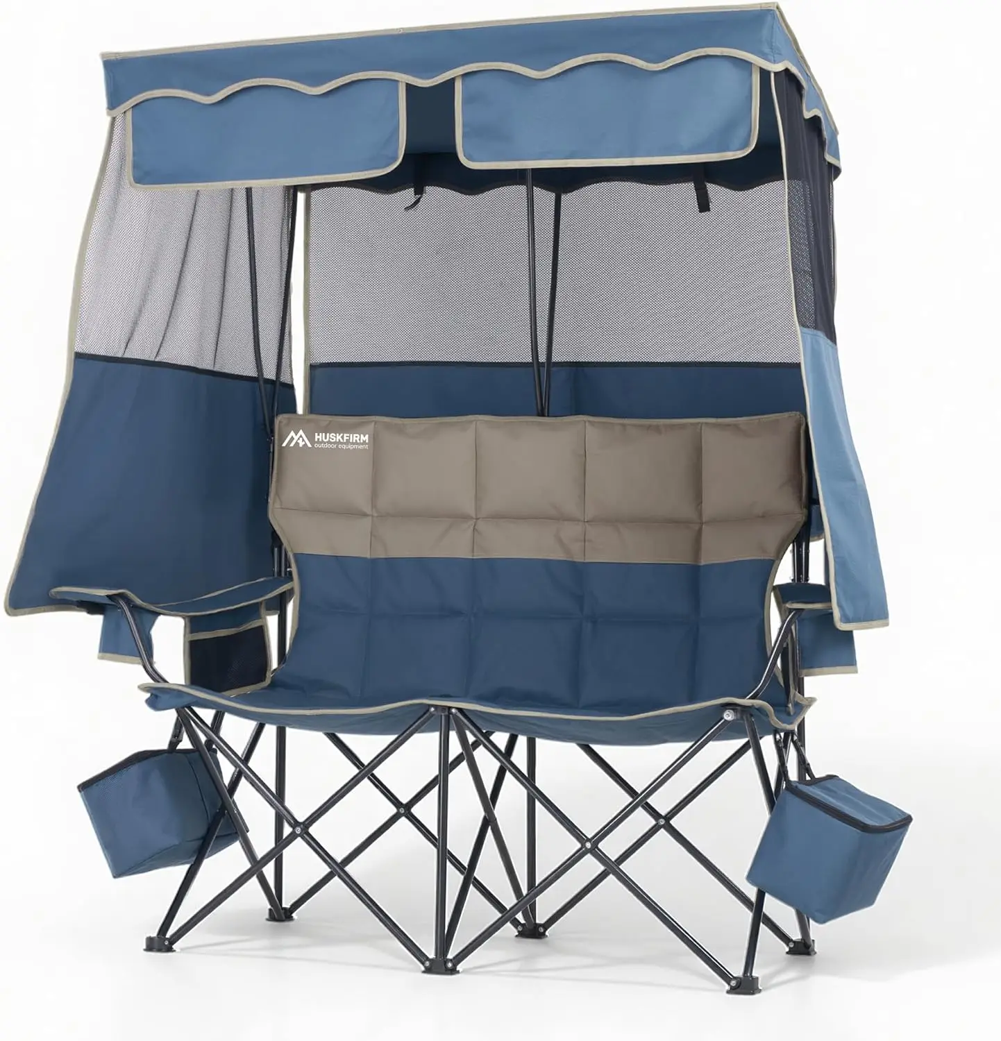 Double Camping Chair Canopy Loveseat Two Cup Holders Cooler Bag For Beach Fishing
Double Camping Chair Canopy Loveseat Two Cup Holders Cooler Bag For Beach Fishing