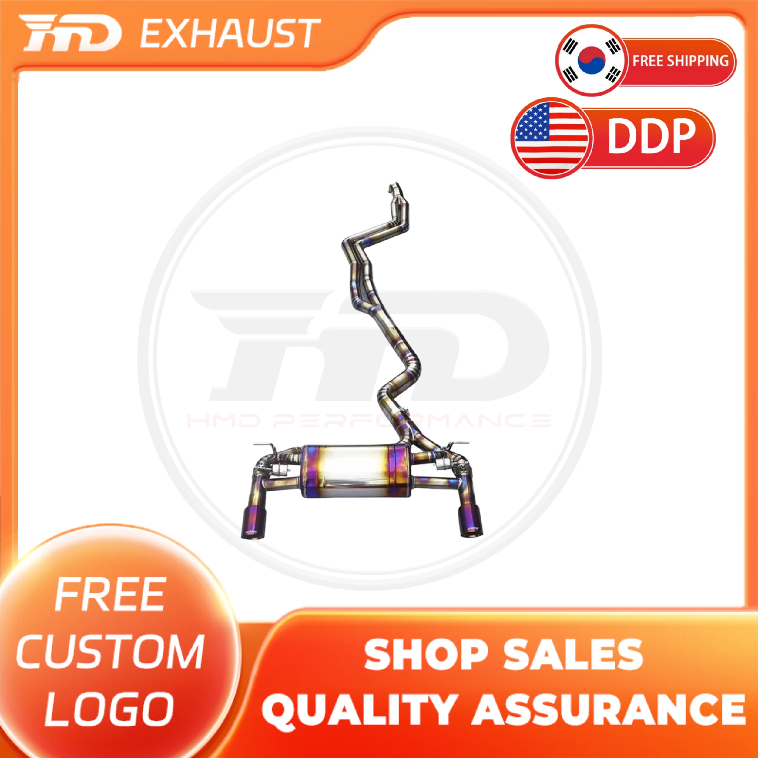 HMD Hot sale Exhaust catback for BMW M240i G42 M340i G20 M440i G22 B58 3.0T with Valve Muffler Titanium Exhaust System
HMD Hot sale Exhaust catback for BMW M240i G42 M340i G20 M440i G22 B58 3.0T with Valve Muffler Titanium Exhaust System