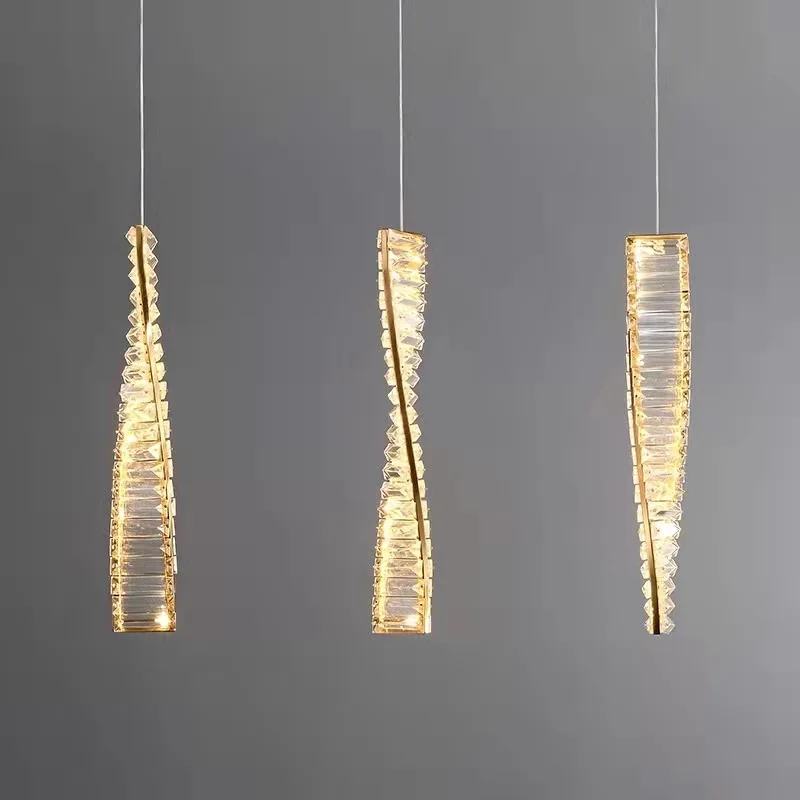 Luxury Restaurant Crystal Pendant Lights LED Livingroom Hotel Bar Desk Decorative Modern Fashion Long Hanging Lamp Fixtures
Luxury Restaurant Crystal Pendant Lights LED Livingroom Hotel Bar Desk Decorative Modern Fashion Long Hanging Lamp Fixtures