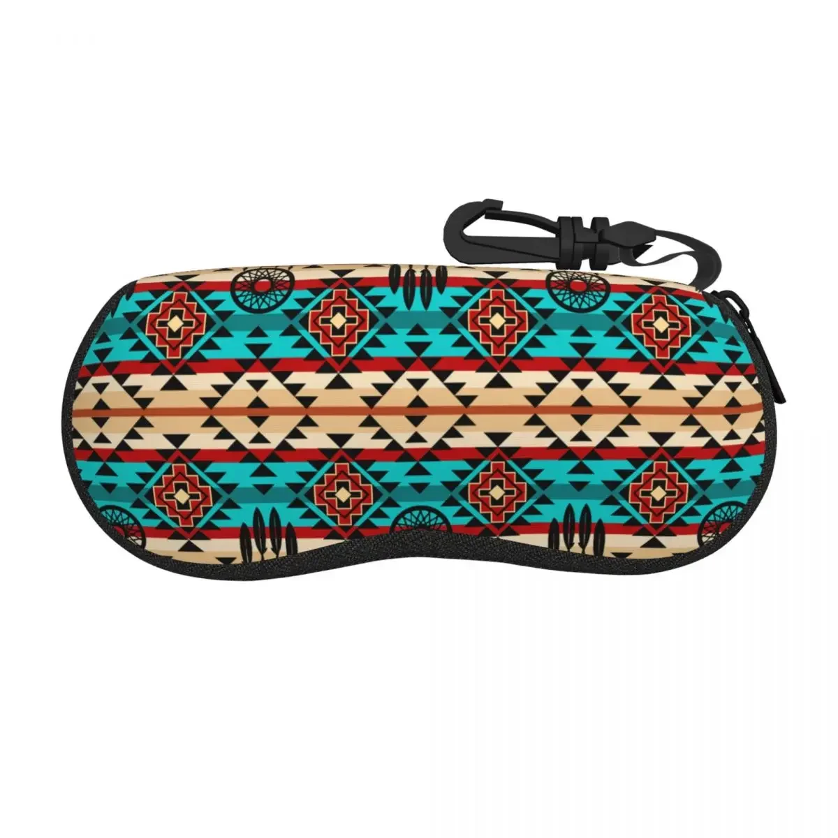 Custom Native American Southwest Ethnic Aztec Geometric Print Eyeglass Case Glasses Case Soft Rubber Glasses Eyewear Pouch
Custom Native American Southwest Ethnic Aztec Geometric Print Eyeglass Case Glasses Case Soft Rubber Glasses Eyewear Pouch