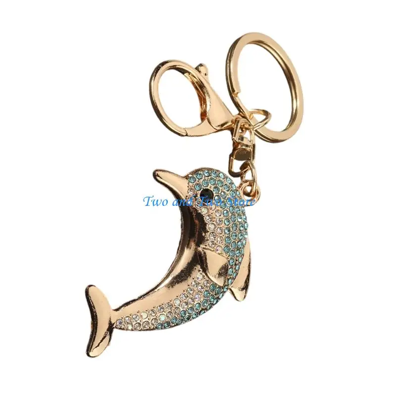 HX6F Creative Dolphin Keychain For Women Car Ring Adorable Ocean Theme Accessory Zinc Alloy Materials Accessories Gift
HX6F Creative Dolphin Keychain For Women Car Ring Adorable Ocean Theme Accessory Zinc Alloy Materials Accessories Gift