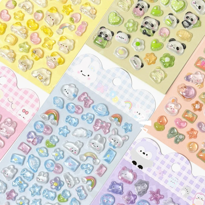 Cute 3D Crystal Stickers Cartoon Relief Decals for DIY Journaling Scrapbooking Puffy Sticker for Phone Laptop Kawaii Supplies
Cute 3D Crystal Stickers Cartoon Relief Decals for DIY Journaling Scrapbooking Puffy Sticker for Phone Laptop Kawaii Supplies