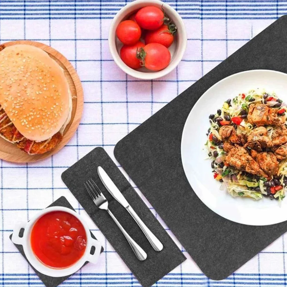 4 Pieces Heat Resistant Place Mat Felt Cushion Insulated Placemat Non Slip Wool Table Protector Elegant Placemats
4 Pieces Heat Resistant Place Mat Felt Cushion Insulated Placemat Non Slip Wool Table Protector Elegant Placemats