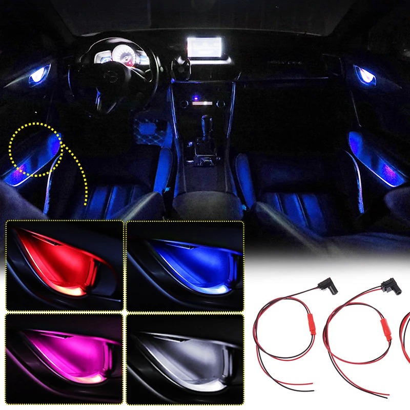 12V Car Door Light Concealed Installation Handle Light Black Shell Light Guide Pillar LED Ambient Light Signal Indicator Light
12V Car Door Light Concealed Installation Handle Light Black Shell Light Guide Pillar LED Ambient Light Signal Indicator Light