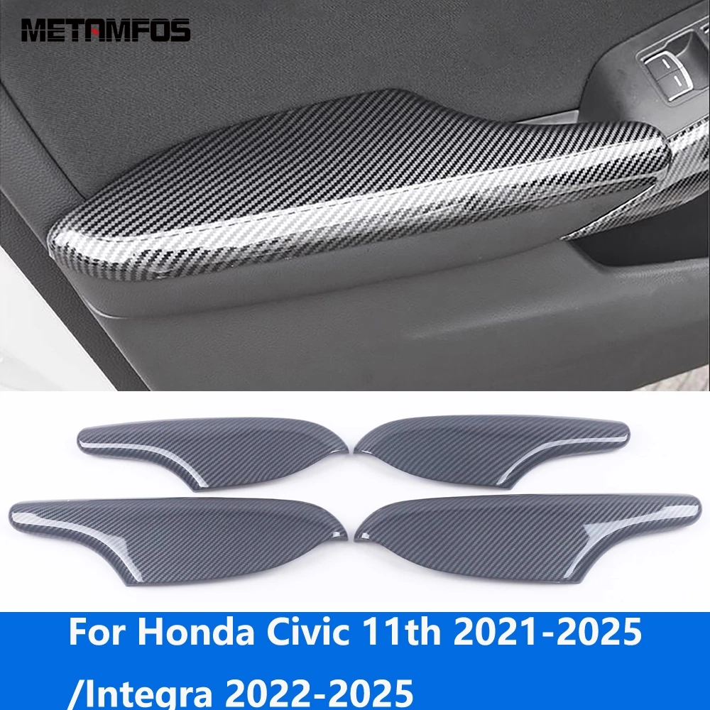 Накладка на подлокотник внутренней двери для Honda Civic 11-го поколения 2021-2025 Integra 2022-2025, аксессуары из углеродного волокна, Стайлинг автомобиля
Накладка на подлокотник внутренней двери для Honda Civic 11-го поколения 2021-2025 Integra 2022-2025, аксессуары из углеродного волокна, Стайлинг автомобиля