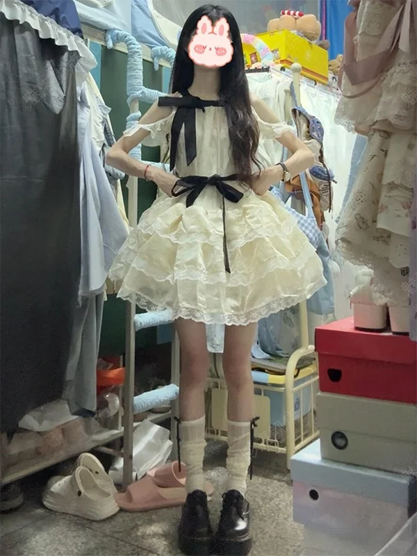 Sweet Princess Style Summer New Arrival Women's Dress Fairy Tale Girl Skirt Ball Gown Waist Cinching Slimming Effect
Sweet Princess Style Summer New Arrival Women's Dress Fairy Tale Girl Skirt Ball Gown Waist Cinching Slimming Effect