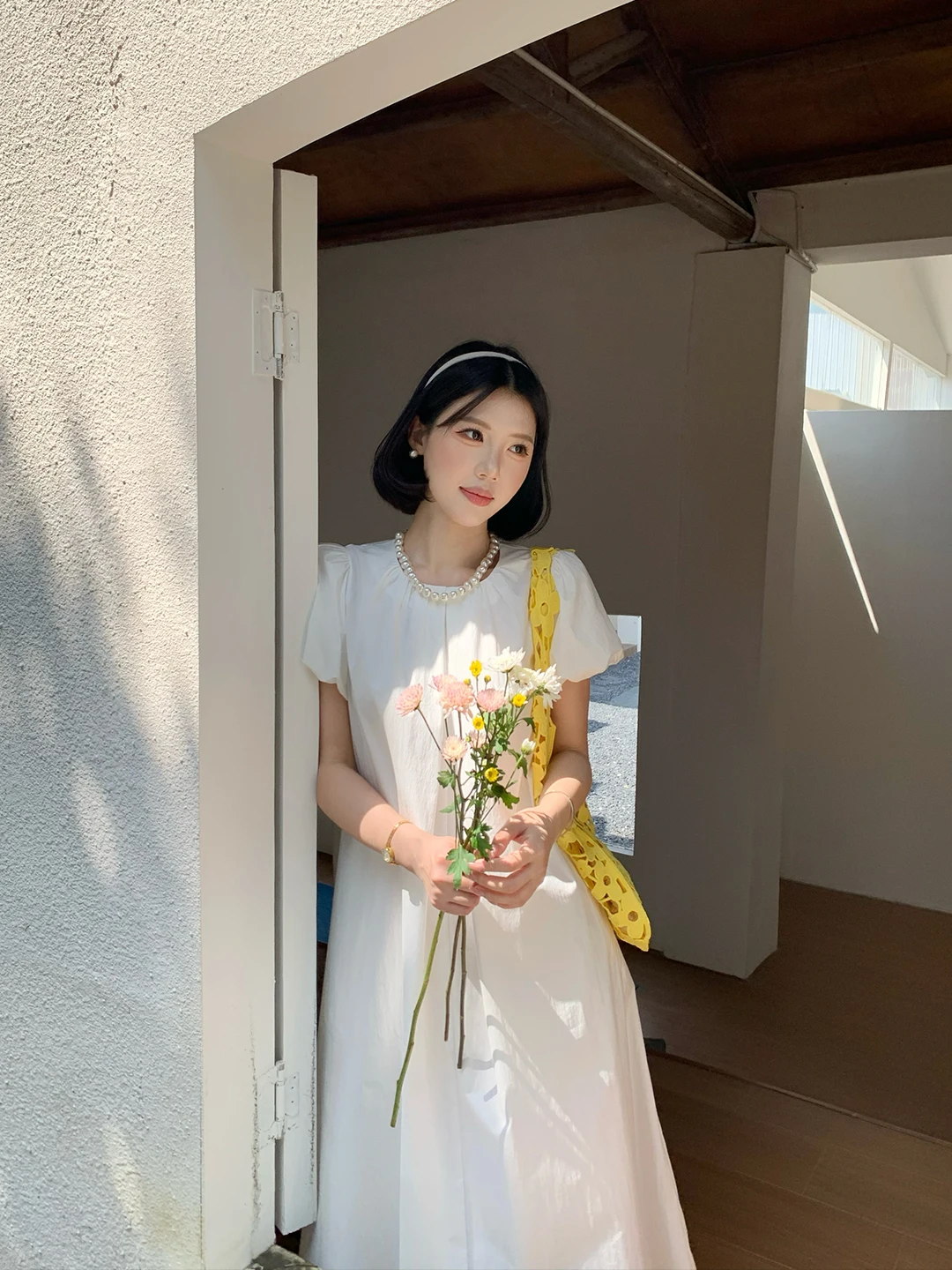 Sweet And Spicy 2026 Spring Summer New Korean Style round Neck Bubble Sleeve Color Loose Short Sleeve Dress Women Z3739
Sweet And Spicy 2026 Spring Summer New Korean Style round Neck Bubble Sleeve Color Loose Short Sleeve Dress Women Z3739