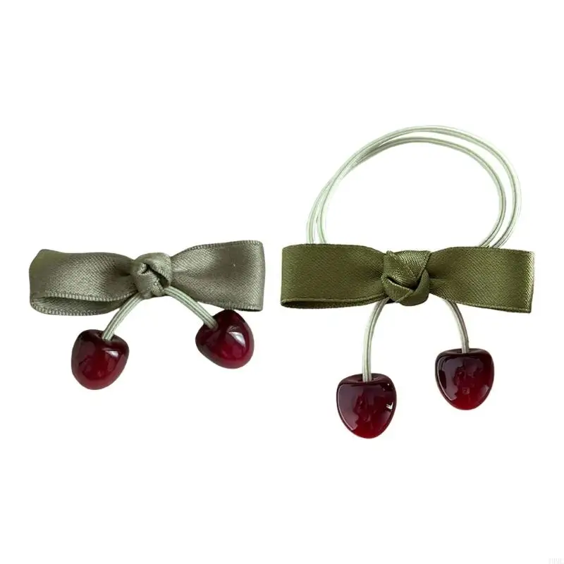 49MC Cute Cherry Bowknot Hair Bands and Hairpin for Girls And Kids Hair Clip Soft Elastic Hair Accessories For Daily Wear
49MC Cute Cherry Bowknot Hair Bands and Hairpin for Girls And Kids Hair Clip Soft Elastic Hair Accessories For Daily Wear
