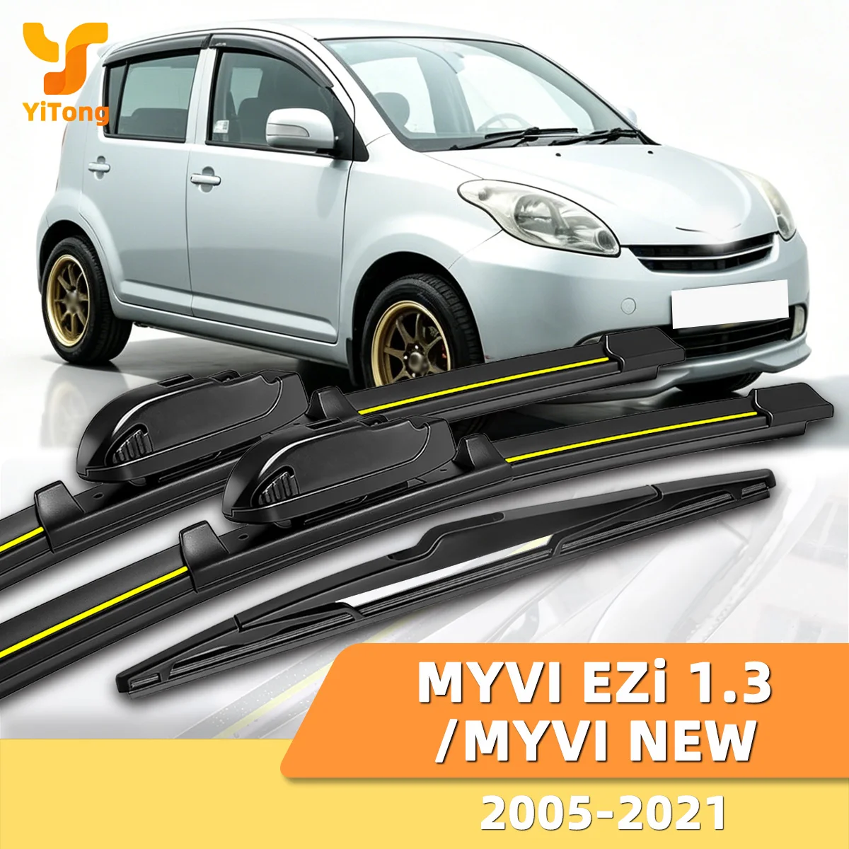 Suitable For PERODUA MYVI EZi 1.3/MYVI NEW 2005-2021 Front And Rear Windshield Wipers Durable Accessories For Car Windshields
Suitable For PERODUA MYVI EZi 1.3/MYVI NEW 2005-2021 Front And Rear Windshield Wipers Durable Accessories For Car Windshields