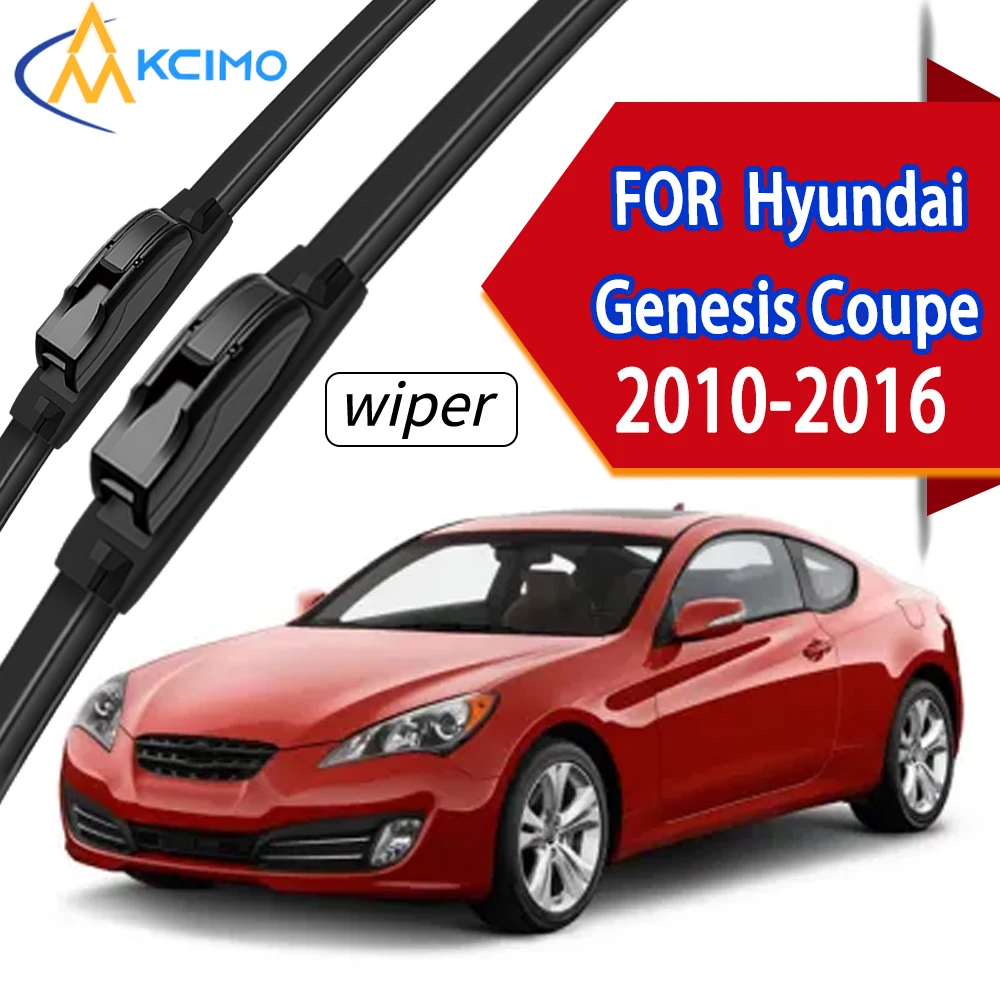 Premium High-Density Rubber Front Windscreen Wiper Blades Perfect Fit for Hyundai Genesis Coupe BK 2010-2016.
Premium High-Density Rubber Front Windscreen Wiper Blades Perfect Fit for Hyundai Genesis Coupe BK 2010-2016.