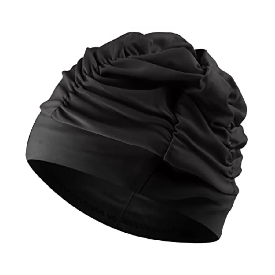 Swim Caps for Women Swimming, 1 Pcs Fabric Nylon Cloth Swim Cap, Comfort Pleated Swimming Cap for Long Hair, Not Waterproof Ela
Swim Caps for Women Swimming, 1 Pcs Fabric Nylon Cloth Swim Cap, Comfort Pleated Swimming Cap for Long Hair, Not Waterproof Ela