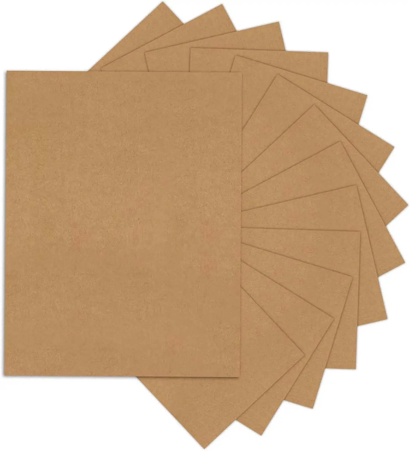 Brown Cardstock 8.5x11 Kraft Paper 24 Sheets 80lb for Invitations Menus Crafts
Brown Cardstock 8.5x11 Kraft Paper 24 Sheets 80lb for Invitations Menus Crafts