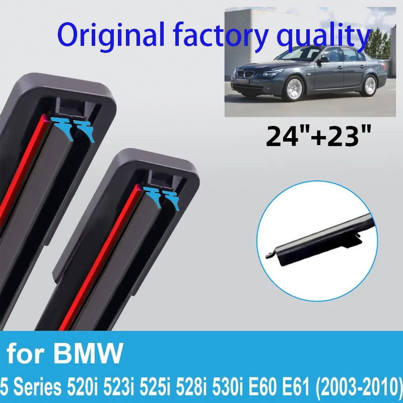 2PCS Car Wiper Blades for 2003-2010 BMW 5 Series E60 E61 Front Double Rubber Accessories 2003 2004 2005 2006 2007 2008 2009 2010
2PCS Car Wiper Blades for 2003-2010 BMW 5 Series E60 E61 Front Double Rubber Accessories 2003 2004 2005 2006 2007 2008 2009 2010