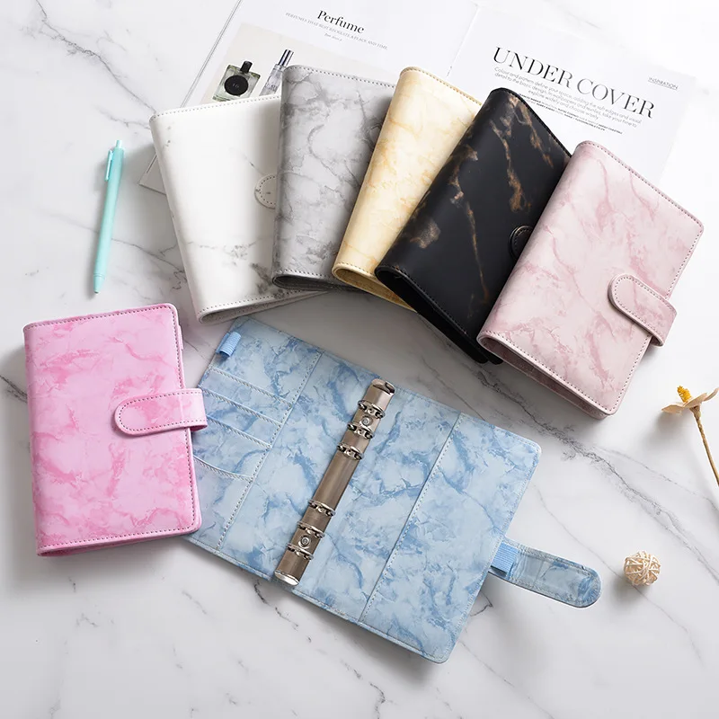 New A6 White Black Color Marble Binder Notebook Notepad Planner Scrapbook Gift Soft Cover Creative School Supplies Journal Diary
New A6 White Black Color Marble Binder Notebook Notepad Planner Scrapbook Gift Soft Cover Creative School Supplies Journal Diary