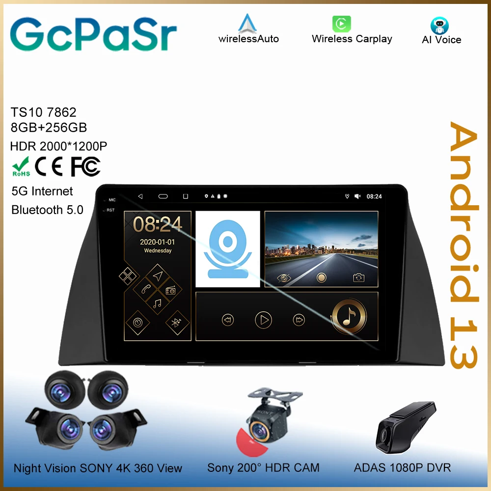 Android для Chery Tiggo T11 1 2005 - 2013 экран навигации WIFI 7862 видеорегистратор 5G 7862 процессор HDR QLED высокая производительность Carplay
Android для Chery Tiggo T11 1 2005 - 2013 экран навигации WIFI 7862 видеорегистратор 5G 7862 процессор HDR QLED высокая производительность Carplay