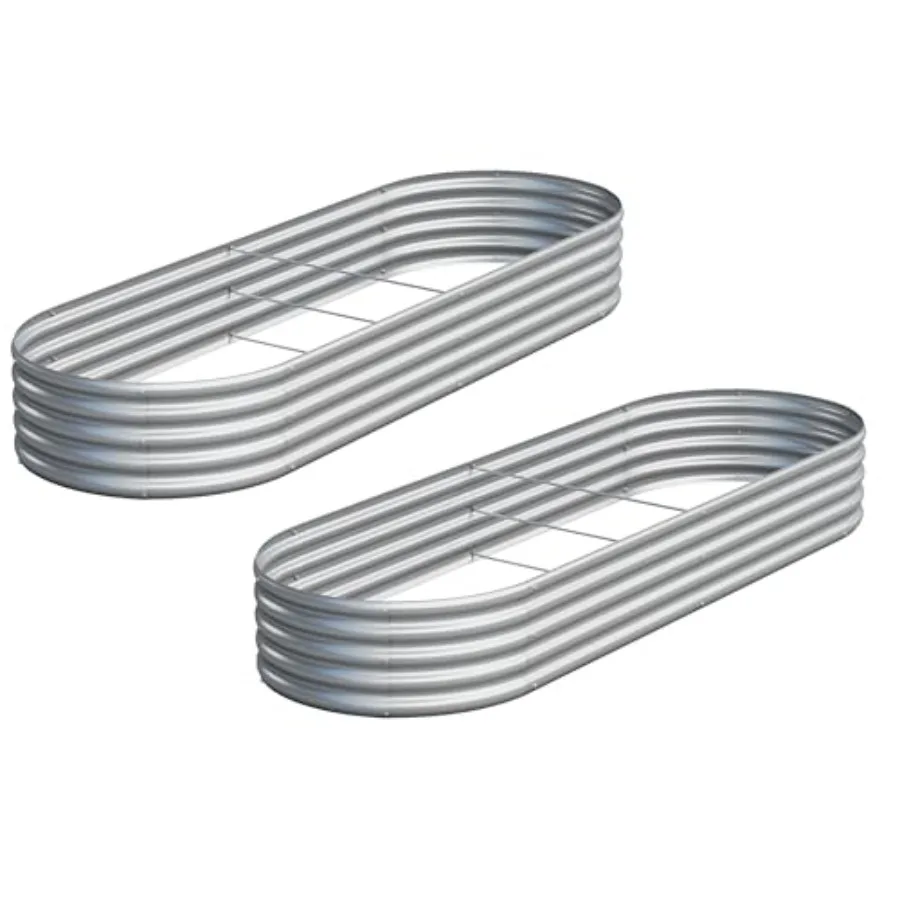 2PCS 8x2x1ft Galvanized Metal Raised Garden Bed KitOutdoor Planter Box Vegetables Flowers Herbs Durable Rust-Resistant Patio Ga
2PCS 8x2x1ft Galvanized Metal Raised Garden Bed KitOutdoor Planter Box Vegetables Flowers Herbs Durable Rust-Resistant Patio Ga