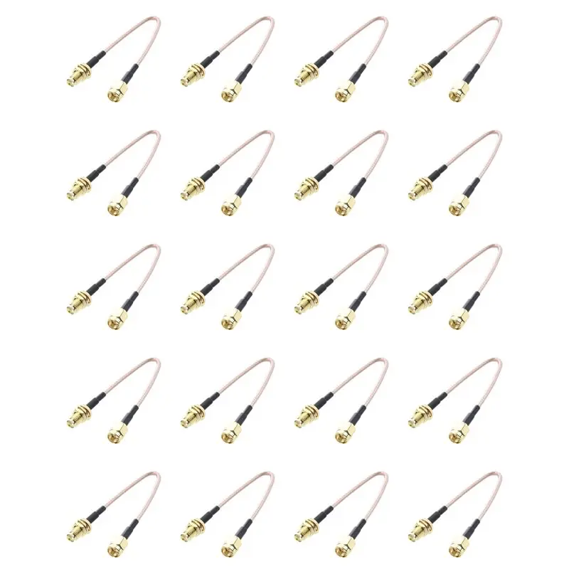 20X SMA Женский SMA Мужской F/M Антенный соединительный кабель-адаптер Черный + Золотой
20X SMA Женский SMA Мужской F/M Антенный соединительный кабель-адаптер Черный + Золотой