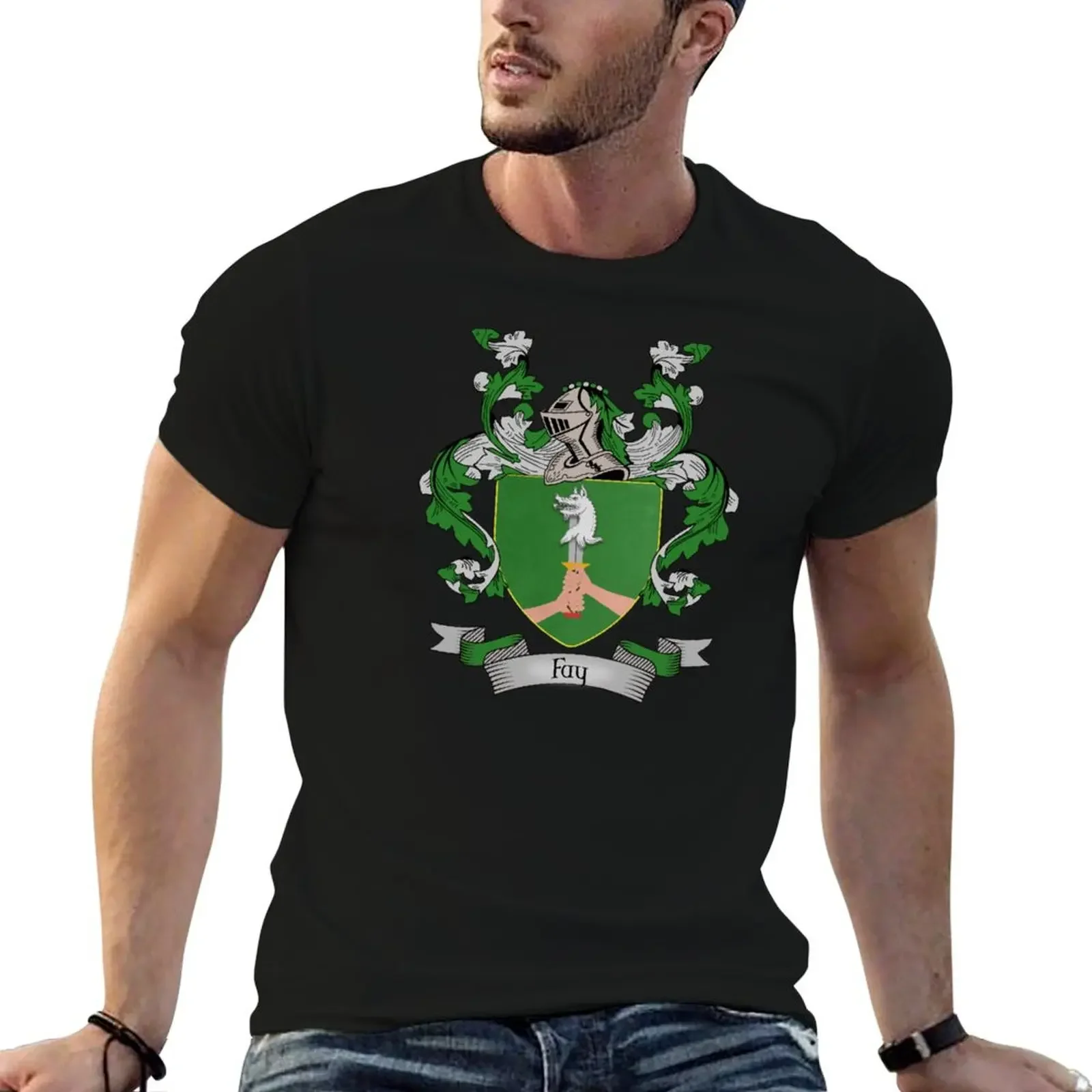 Fay Coat of Arms Fay Family Crest T-Shirt croswit shirt man designer shirts Luxury man clothes for men
Fay Coat of Arms Fay Family Crest T-Shirt croswit shirt man designer shirts Luxury man clothes for men