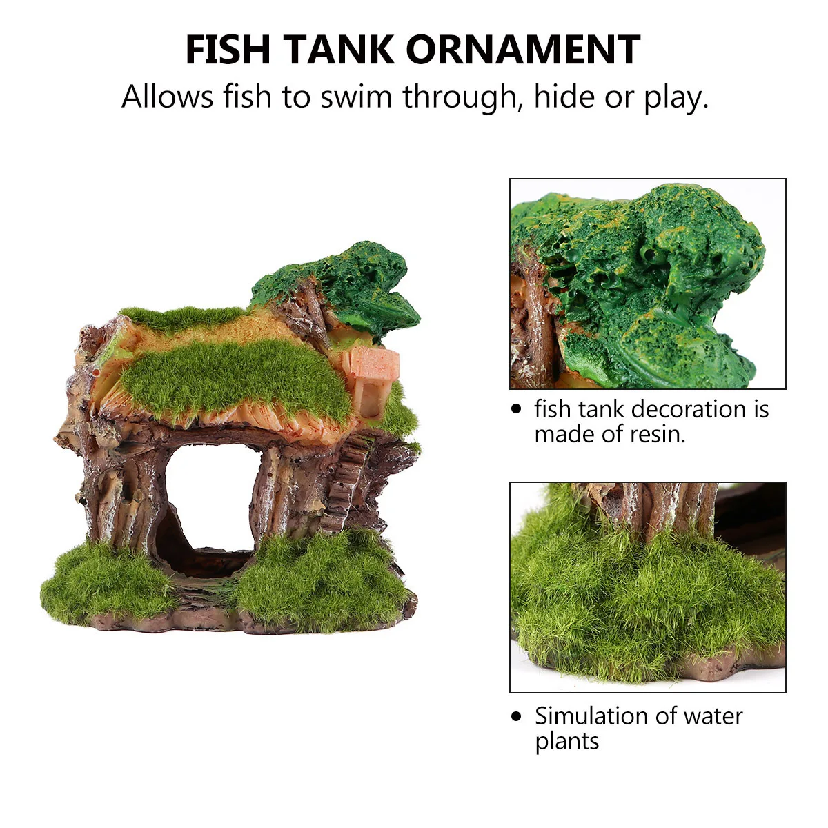 Aquarium Landscaping Ornament Colorful Resin Fish Tank Decoration Shelter Create Beautiful Habitat Hiding Cave
Aquarium Landscaping Ornament Colorful Resin Fish Tank Decoration Shelter Create Beautiful Habitat Hiding Cave