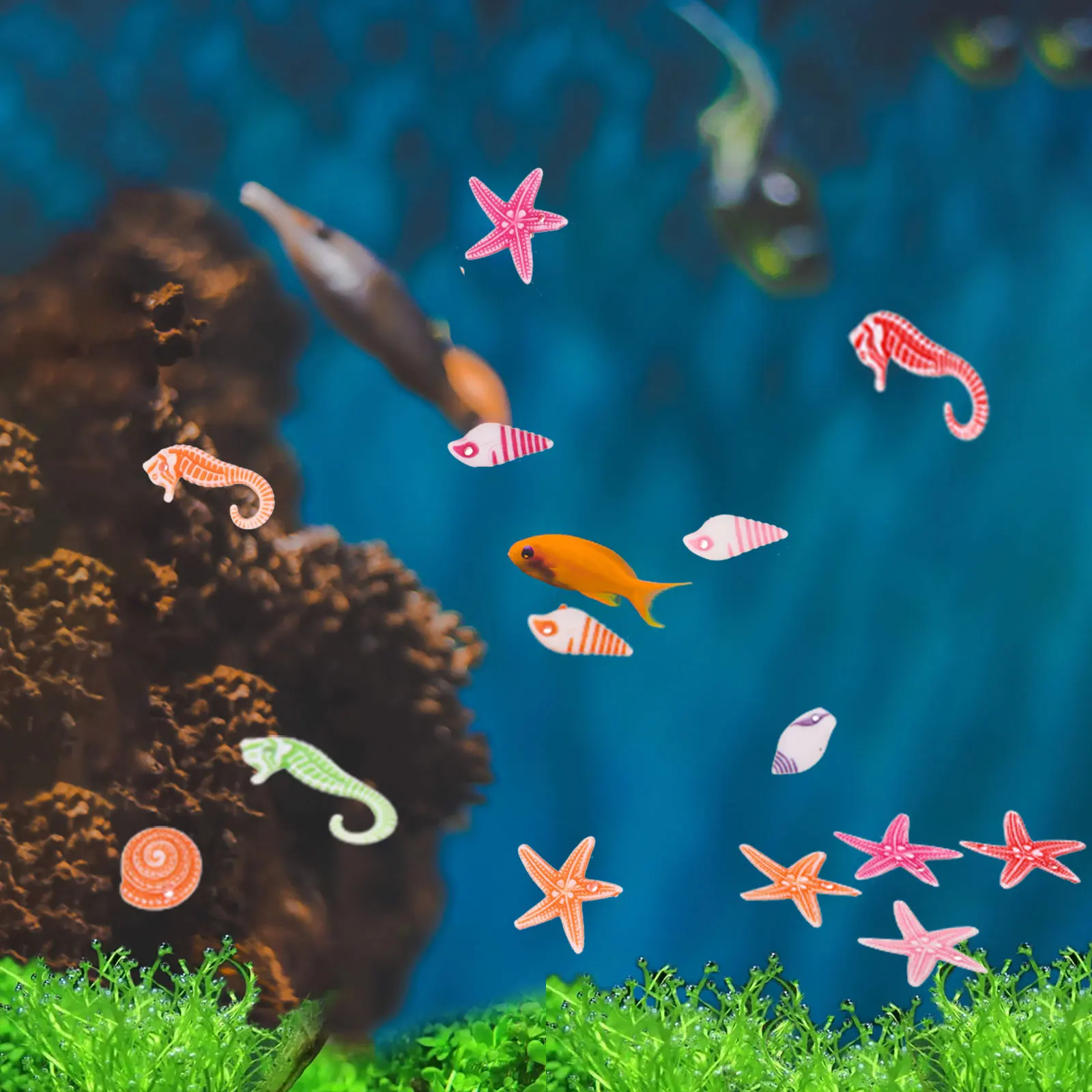 60 Pcs Animals Decoration Resin Sea Creatures Mini Ocean Toys Kids Gifts Micro L scape nament Realistic Design
60 Pcs Animals Decoration Resin Sea Creatures Mini Ocean Toys Kids Gifts Micro L scape nament Realistic Design