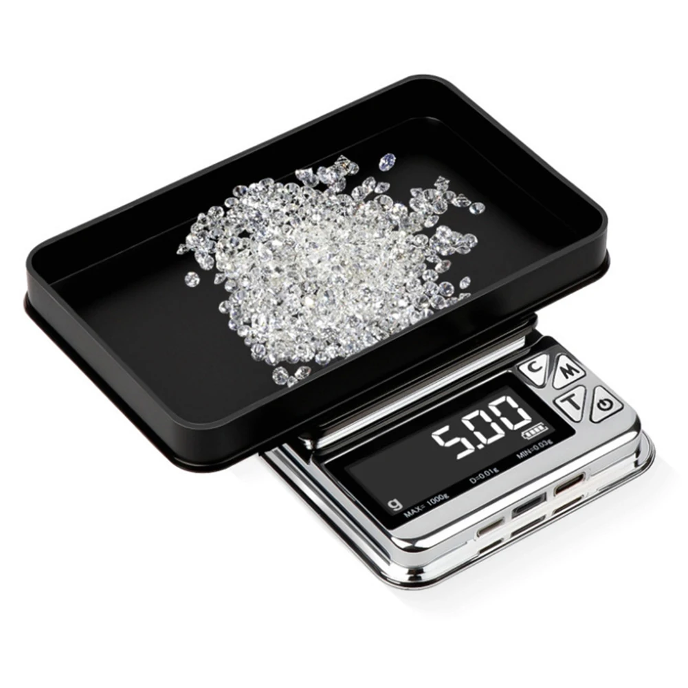Rechargeable Portable Mini Jewelry Scale for Precise Measurements Stainless Steel Kitchen Scale with LCD Display
Rechargeable Portable Mini Jewelry Scale for Precise Measurements Stainless Steel Kitchen Scale with LCD Display