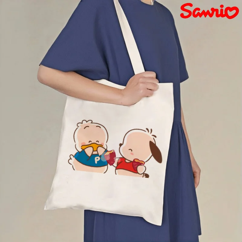 1pc Sanrio Pekkle & Pochacco Canvas Tote, Reusable Casual Shoulder Shopper
1pc Sanrio Pekkle & Pochacco Canvas Tote, Reusable Casual Shoulder Shopper