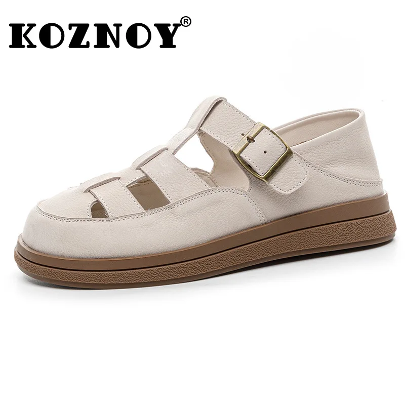 Koznoy 3.5cm Cow Weave Genuine Leather Flats Mary Jane Slippers Pumps Flats Women Boots Summer Platform Wedge Sandals Shoes
Koznoy 3.5cm Cow Weave Genuine Leather Flats Mary Jane Slippers Pumps Flats Women Boots Summer Platform Wedge Sandals Shoes