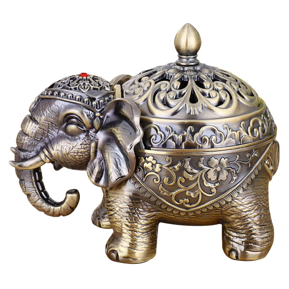 Incense Burner Aromatherapy Furnace Zinc Alloy Compact Size Creative Elephant Shape Home Decor Office Bedroom Ornament
Incense Burner Aromatherapy Furnace Zinc Alloy Compact Size Creative Elephant Shape Home Decor Office Bedroom Ornament