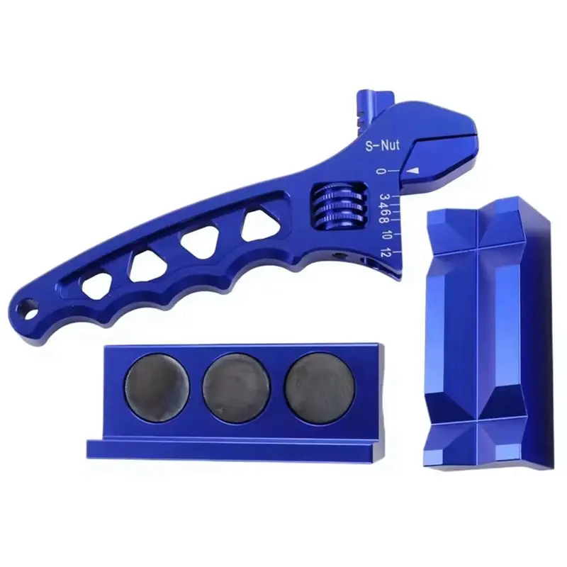 Aluminum Adjustable Wrench Spanner & Vise Jaw Insert For Fuel Hose Fitting Automotive Installation Tool Kit (Blue)
Aluminum Adjustable Wrench Spanner & Vise Jaw Insert For Fuel Hose Fitting Automotive Installation Tool Kit (Blue)