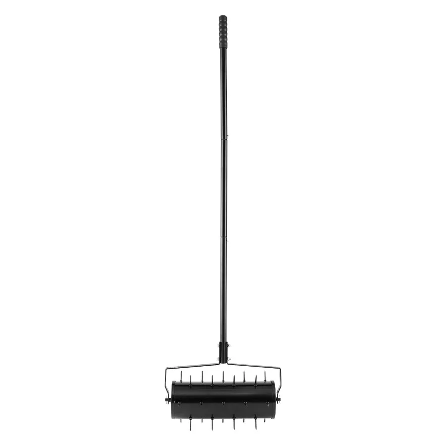 Rolling Lawn Aerator for Garden Patio Yard, Iron, Black, Heavy-Duty with Detachable Handle and 27 Spikes
Rolling Lawn Aerator for Garden Patio Yard, Iron, Black, Heavy-Duty with Detachable Handle and 27 Spikes