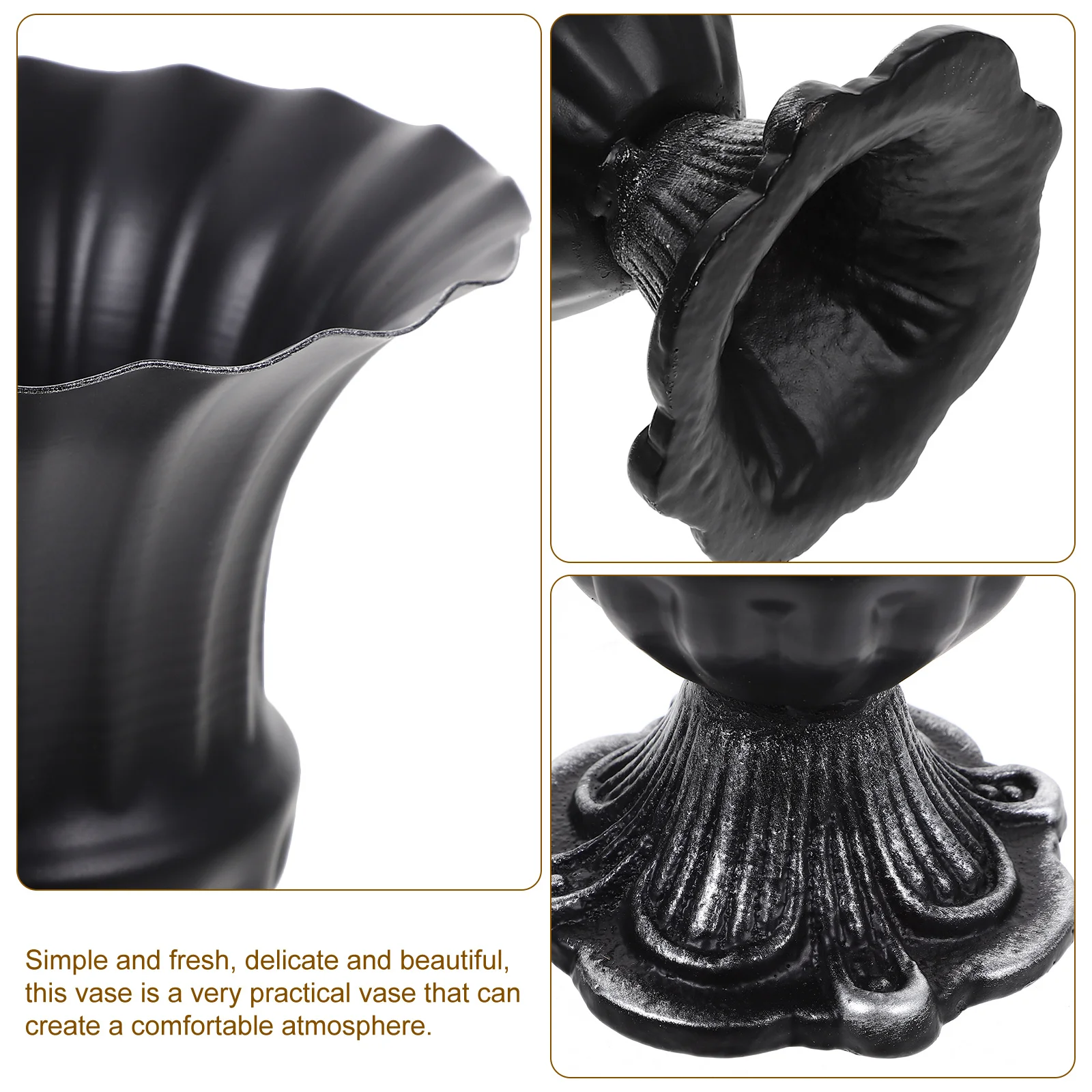 Iron Flower Pot Vintage Metal Vase For Dried Fresh Flowers Home Decor Table Centerpiece Trumpet Floral Container
Iron Flower Pot Vintage Metal Vase For Dried Fresh Flowers Home Decor Table Centerpiece Trumpet Floral Container