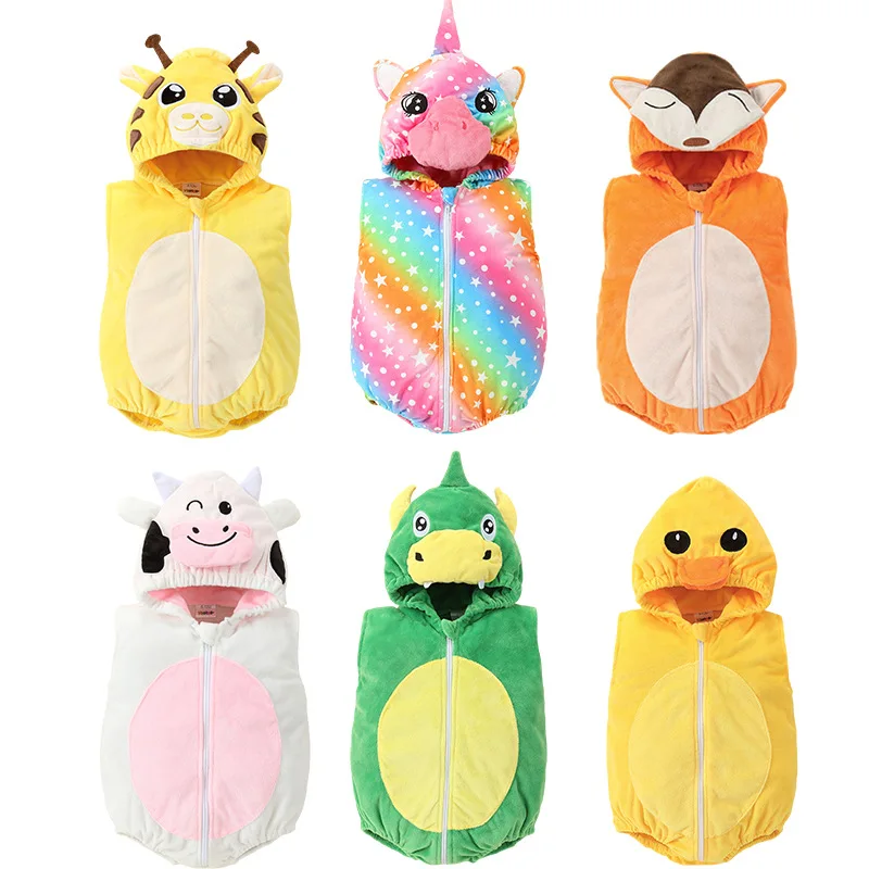 3D Animal Romper for Babies Ultra-Soft Flannel Sleeveless Hooded Jumpsuit for Newborn Boy Girl Birthday PhotoShoots Costume0-24M
3D Animal Romper for Babies Ultra-Soft Flannel Sleeveless Hooded Jumpsuit for Newborn Boy Girl Birthday PhotoShoots Costume0-24M
