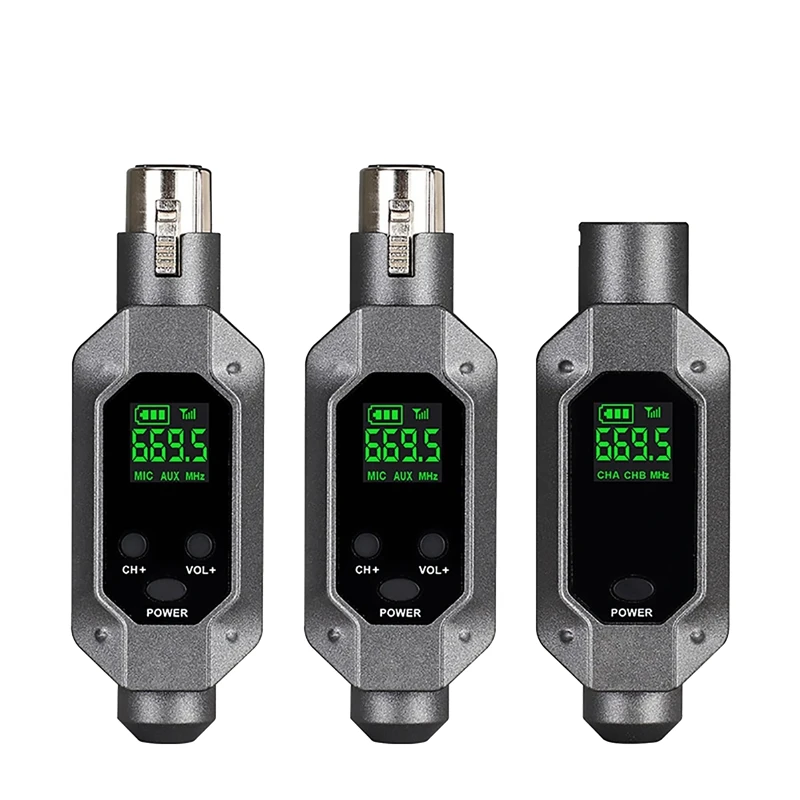 Microphone Wireless System Transmitter Receiver 1 With 2 Use For Wired Dynamic Microphone UHF Wireless Adapter Easy To Use
Microphone Wireless System Transmitter Receiver 1 With 2 Use For Wired Dynamic Microphone UHF Wireless Adapter Easy To Use