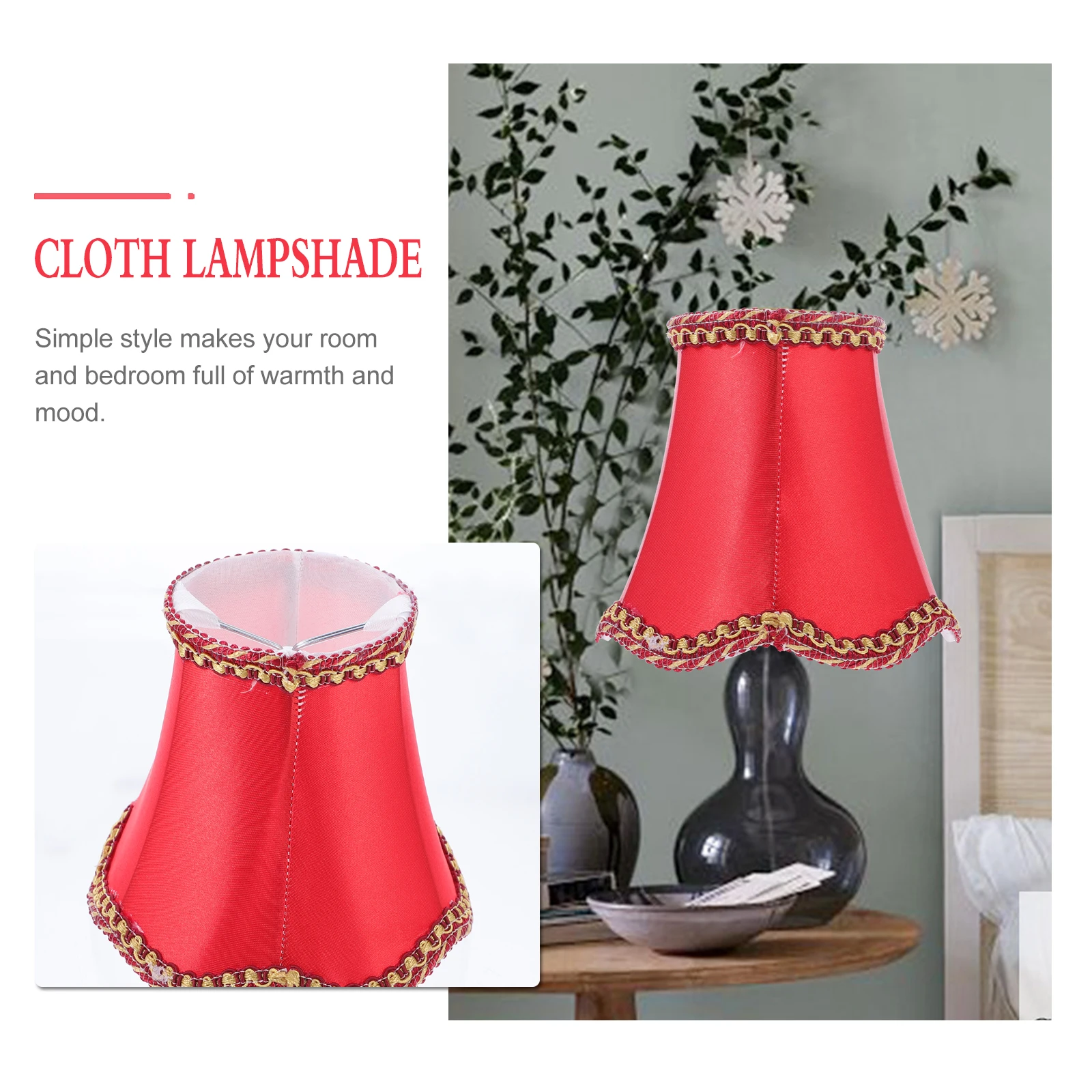 Fabric Lampshade Chandelier Home Lampshades Dustproof Light Cover Decorative Cloth Warm Atmosphere Lighting Accessories
Fabric Lampshade Chandelier Home Lampshades Dustproof Light Cover Decorative Cloth Warm Atmosphere Lighting Accessories