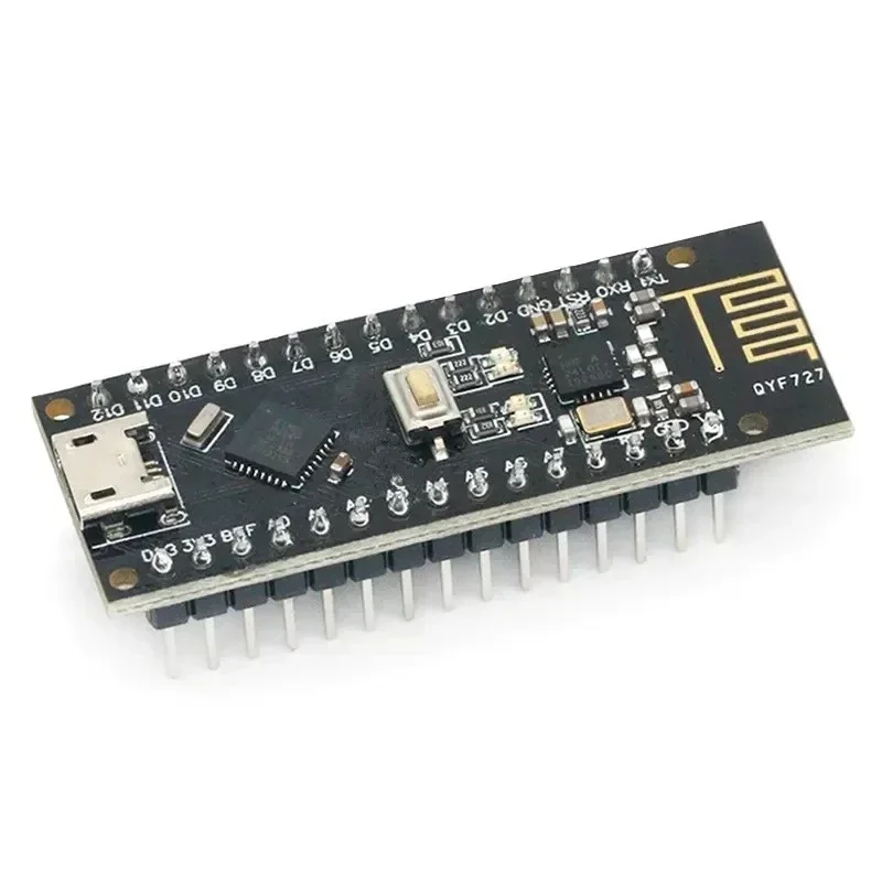5 шт. ATmega328P Nano V3.0 Micro USB Nano плата QFN32 5 В 16 м CH340 для Arduino, с NRF24l01 + 2,4G беспроводной погружной золотой
5 шт. ATmega328P Nano V3.0 Micro USB Nano плата QFN32 5 В 16 м CH340 для Arduino, с NRF24l01 + 2,4G беспроводной погружной золотой