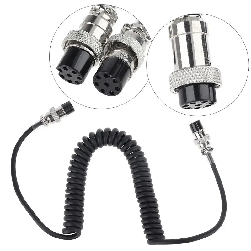 B95C Aviation Mic Cable 70cm 8Pin Female to 8 Pin Female for Kenwood Transceiver MC-60 Black Wear Resistant
B95C Aviation Mic Cable 70cm 8Pin Female to 8 Pin Female for Kenwood Transceiver MC-60 Black Wear Resistant