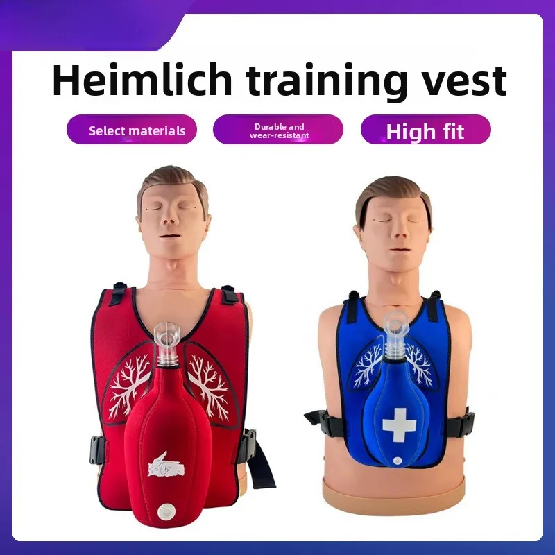 Heimlich Training Vest - Lightweight Realistic Simulation Airway Blockage Instant Feedback Family (Adult Version)
Heimlich Training Vest - Lightweight Realistic Simulation Airway Blockage Instant Feedback Family (Adult Version)