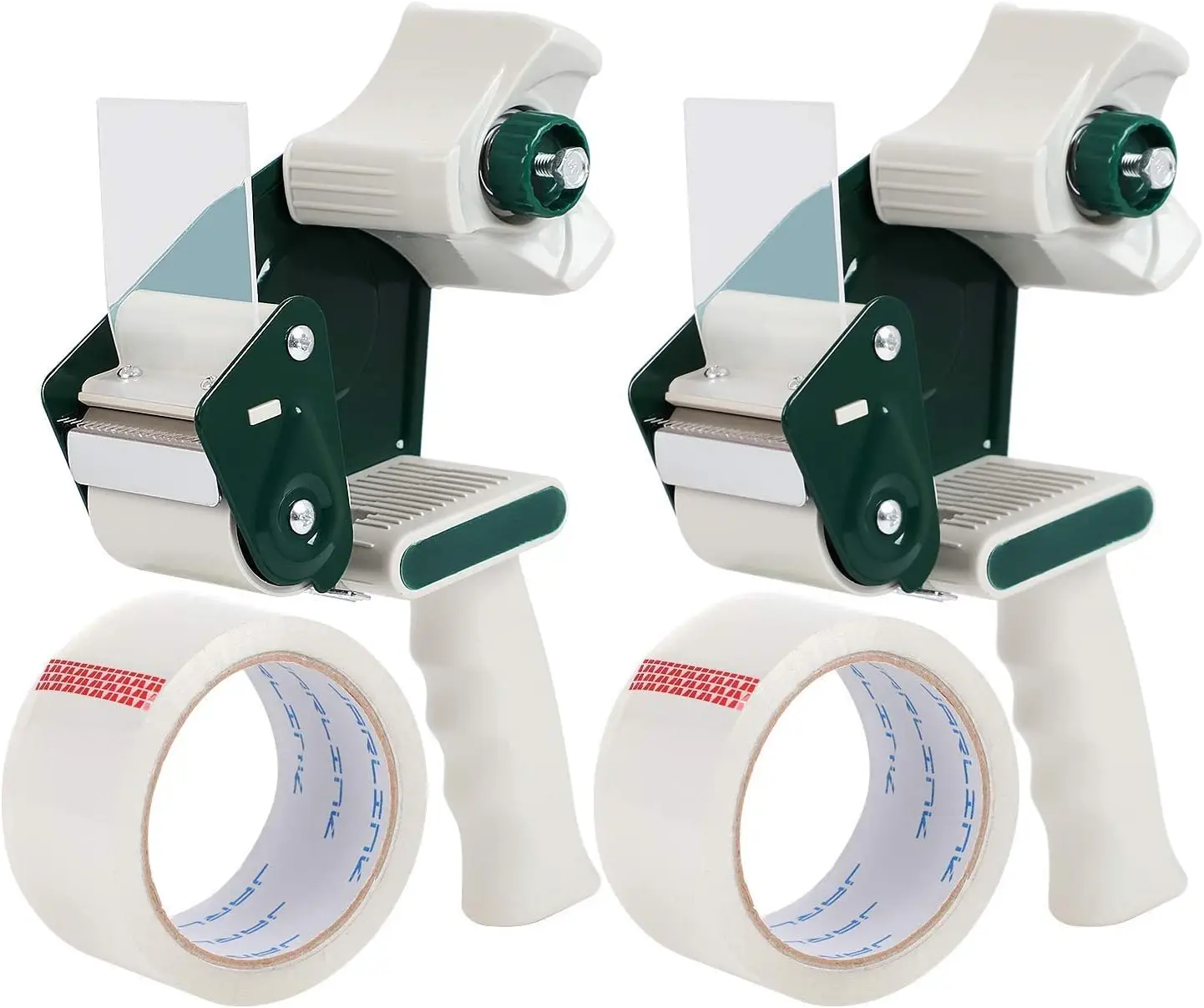 Clear Packing Tape (18 Rolls) Bundle with 2 Dispenser Guns with 2 Rolls Tape for Shipping Packaging Moving Sealing
Clear Packing Tape (18 Rolls) Bundle with 2 Dispenser Guns with 2 Rolls Tape for Shipping Packaging Moving Sealing