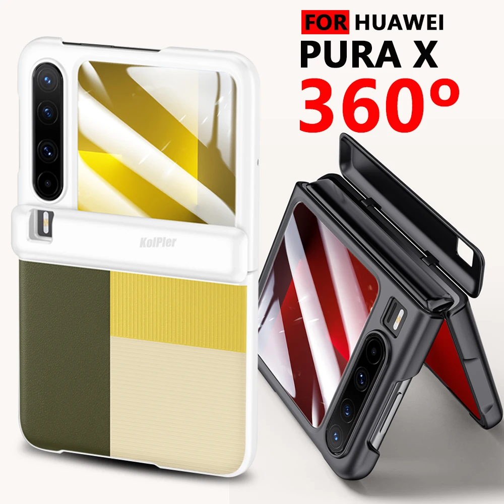 Кожаный чехол для HUAWEI PURA X 5G, чехол с петлями, полная защита, прозрачная стеклянная пленка, чехол-подставка Capa
Кожаный чехол для HUAWEI PURA X 5G, чехол с петлями, полная защита, прозрачная стеклянная пленка, чехол-подставка Capa