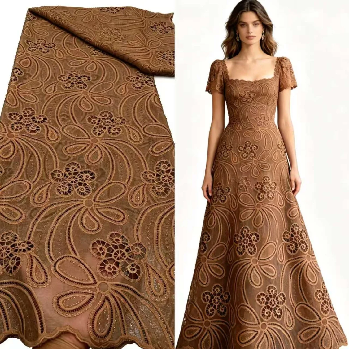 Nigerian Tulle Lace Fabric for Sewing, Wedding Embroidery Dress, Chiffon Party Sequin, High Quality, Cotton
Nigerian Tulle Lace Fabric for Sewing, Wedding Embroidery Dress, Chiffon Party Sequin, High Quality, Cotton
