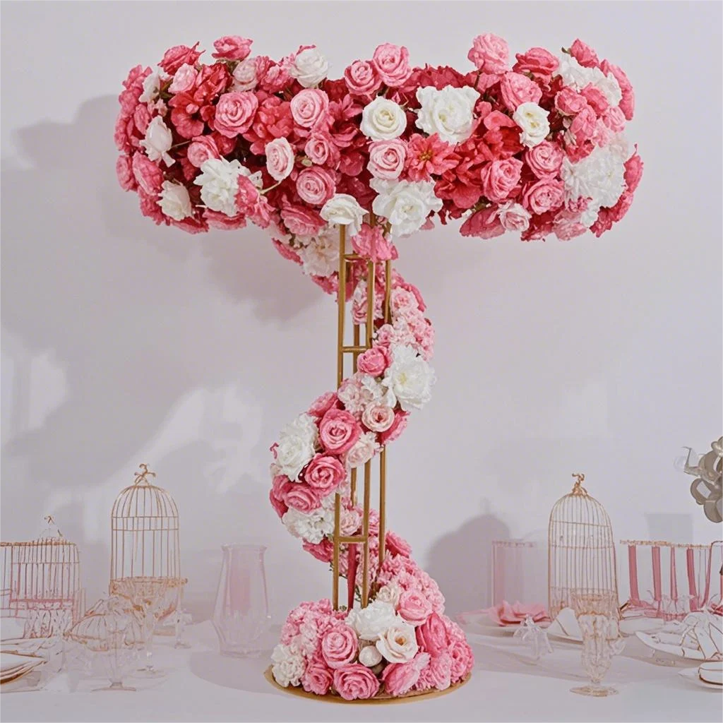 Electroplated gold flower stand gold bracket road leading wedding main table center flower stand suitable for event party deco
Electroplated gold flower stand gold bracket road leading wedding main table center flower stand suitable for event party deco