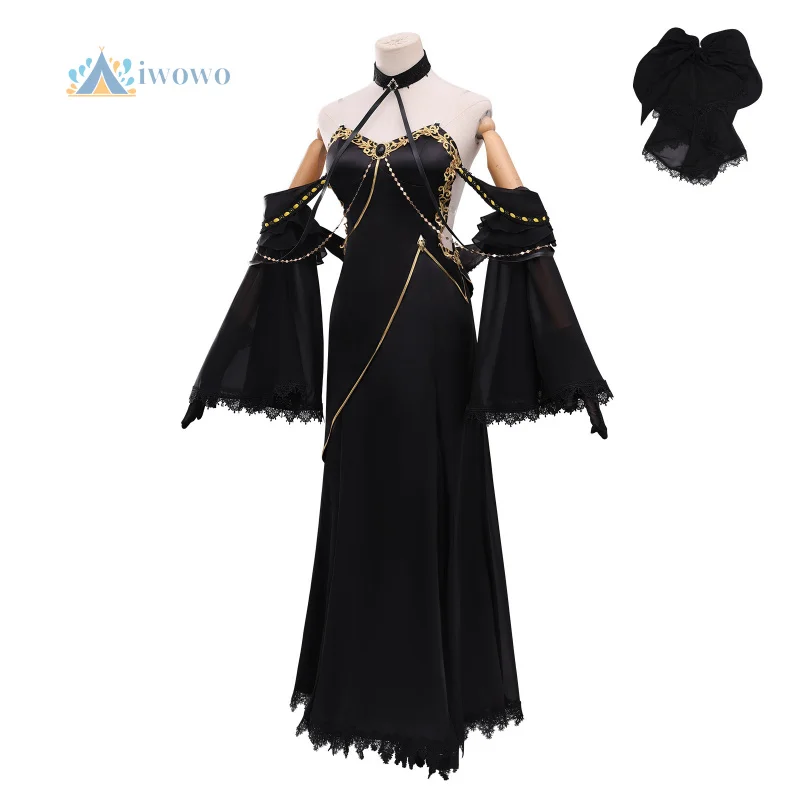 Anime CC Cosplay Costume Black Lace Long Dress Sexy Dress Uniform Accessories Set Halloween Carnival Stage Performance Clothes
Anime CC Cosplay Costume Black Lace Long Dress Sexy Dress Uniform Accessories Set Halloween Carnival Stage Performance Clothes