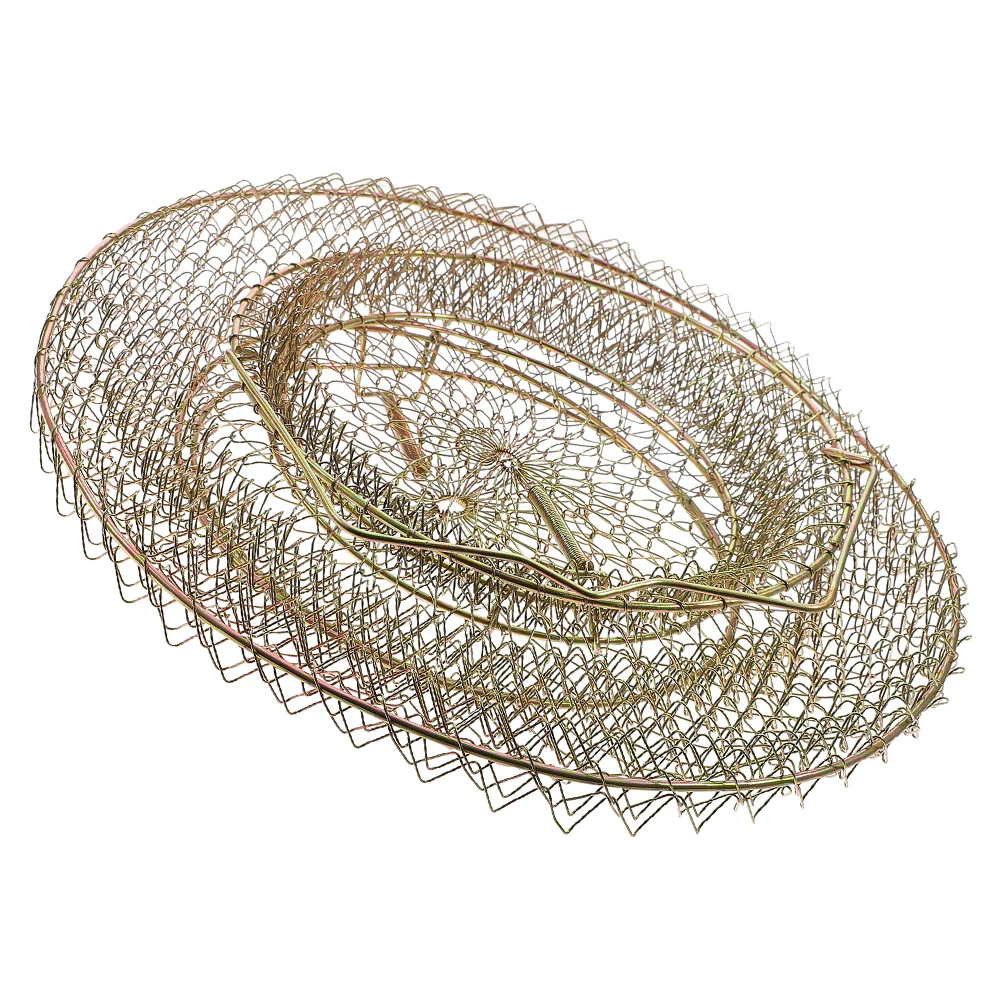 Foldable Metal Basket 14x25x40cm Durable Net Crab Supplies Storage Bag Fishing Fish Nets For Fishing Basket Mesh Tool
Foldable Metal Basket 14x25x40cm Durable Net Crab Supplies Storage Bag Fishing Fish Nets For Fishing Basket Mesh Tool