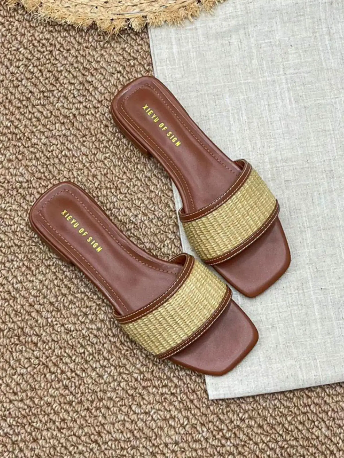 Summer Open Toe Weave Slippers Fashion Women Shoes Low Heels Slingbacks Sandals Outdoor Pumps Zapatos Mujer
Summer Open Toe Weave Slippers Fashion Women Shoes Low Heels Slingbacks Sandals Outdoor Pumps Zapatos Mujer