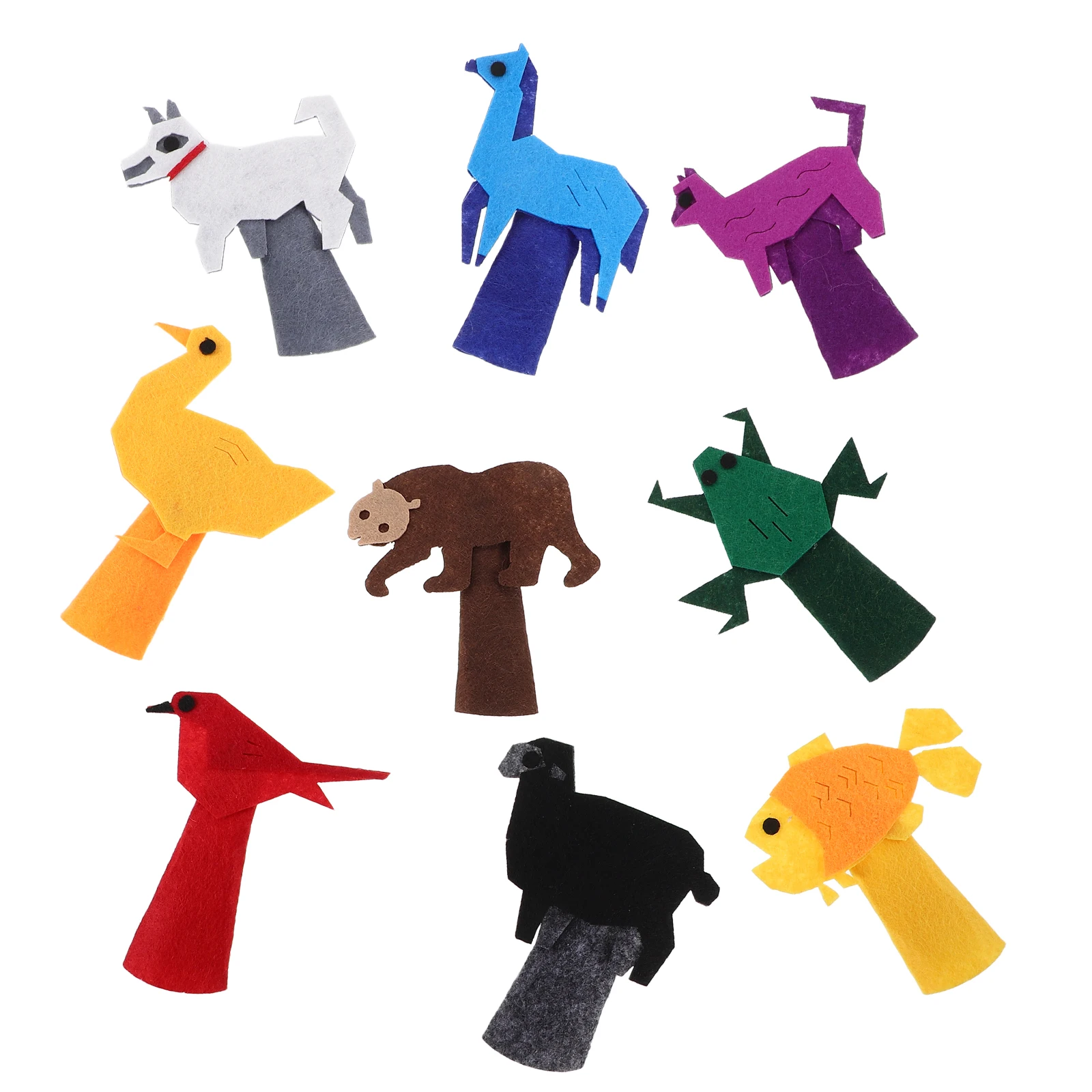 9pcs Animal Finger Puppets Finger Puppets Lightweight Storytelling Role Play Educational Felt Hand Puppet Toys
9pcs Animal Finger Puppets Finger Puppets Lightweight Storytelling Role Play Educational Felt Hand Puppet Toys