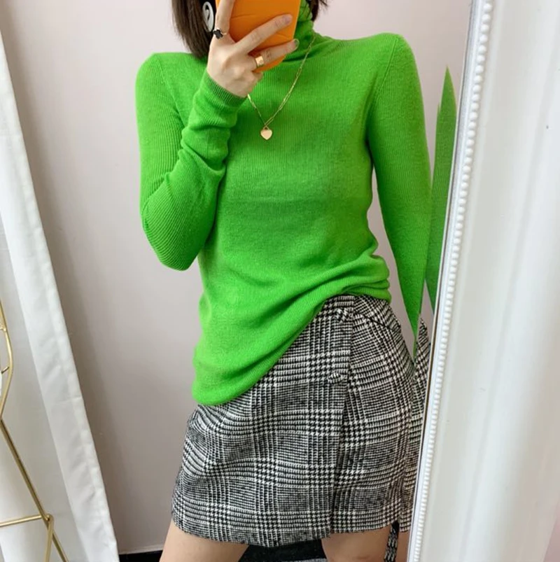 Ultra-Thin Wool Knitted High-Neck Base Shirt Women's Autumn Winter Slim Fit Long Sleeve Versatile Sweater Thin Wool Knit Base...
Ultra-Thin Wool Knitted High-Neck Base Shirt Women's Autumn Winter Slim Fit Long Sleeve Versatile Sweater Thin Wool Knit Base...