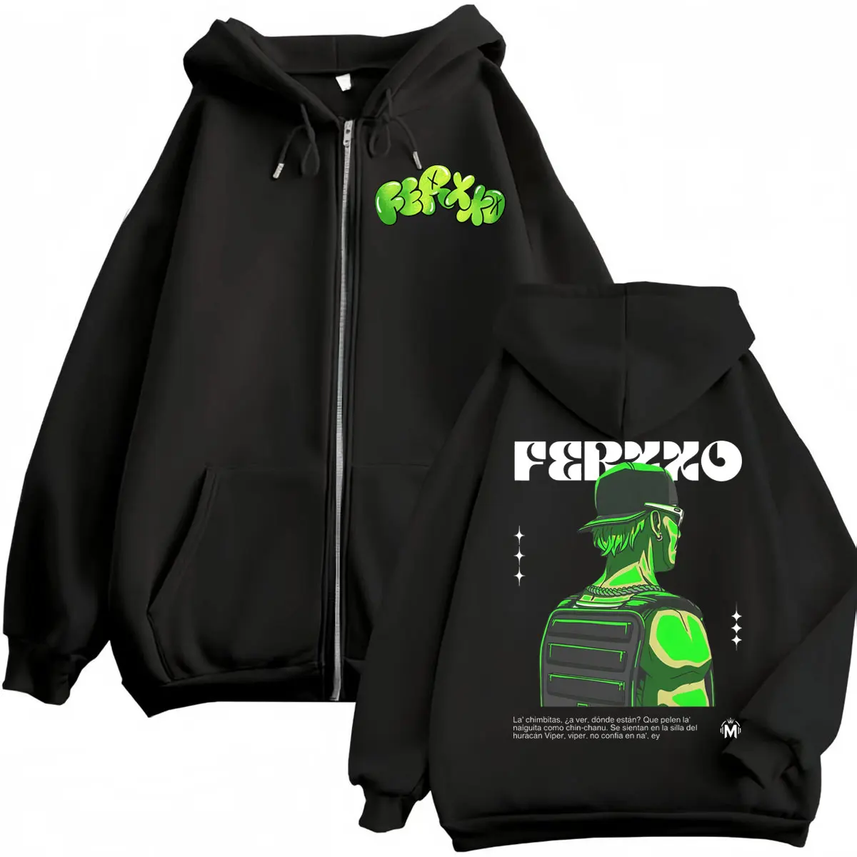 Rapper Feid Ferxxo Merch Zipper Hoodies Men Women Clothing Hip Hop Fashion Zip Up Pullovers Casual Oversized Hooded Sweatshirt
Rapper Feid Ferxxo Merch Zipper Hoodies Men Women Clothing Hip Hop Fashion Zip Up Pullovers Casual Oversized Hooded Sweatshirt